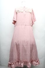 画像2: m petit by misako / AOKレースセーラーワンピース 3L ピンク S-26-04-04-063-LO-OP-HR-ZS (2)