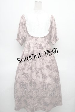 画像1: m petit by misako / トワルドジュイワンピース LL ピンク S-26-04-04-064-LO-OP-HR-ZS