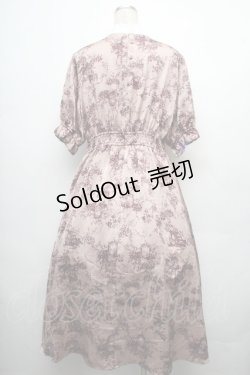 画像2: m petit by misako / トワルドジュイワンピース LL ピンク S-26-04-04-064-LO-OP-HR-ZS