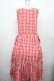 画像2: yukiemon / ギンガムワンピース  赤ｘ白 S-26-04-04-065-0-OP-AS-ZS (2)