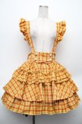 CATCOCOON（海外ロリータブランド） / A Doll's House スカート(チェックver.) L イエロー S-26-04-04-066-PU-SK-HR-ZS