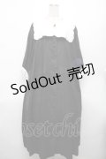 yukiemon / 襟付きワンピース 3L 黒 S-26-04-04-067-0-OP-AS-ZS