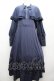 画像1: FLC / MINA*ケープワンピース 3L 紺 S-26-04-04-068-LO-OP-HR-ZS (1)