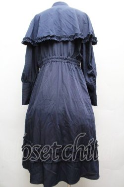画像2: FLC / MINA*ケープワンピース 3L 紺 S-26-04-04-068-LO-OP-HR-ZS