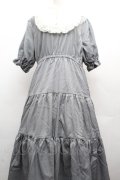 m petit by misako / TT*AMデシンヨークワンピース 3L グレー S-26-04-04-070-LO-OP-HR-ZS