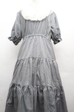 画像1: m petit by misako / TT*AMデシンヨークワンピース 3L グレー S-26-04-04-070-LO-OP-HR-ZS (1)