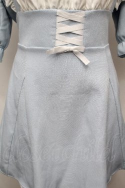 画像5: Dear My Love / 羽根チョーカーレースアップ半袖セットアップ【チョーカー欠品】  サックスｘ白 S-26-04-04-071-EL-OP-HR-ZS