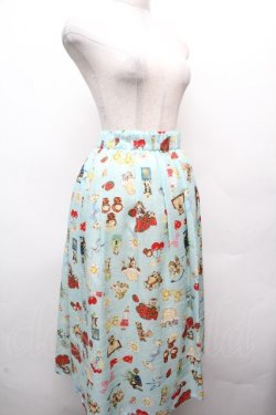 画像3: yukiemon / テキスタイルスカート 3L サックス S-26-04-04-072-0-SK-AS-ZS