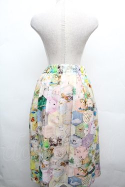 画像2: yukiemon / ハニカムパッチワークスカート  マルチ S-26-04-04-073-0-SK-AS-ZS