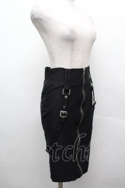 画像3: KILL STAR / サス付きZIPタイトスカート S 黒 S-26-04-04-076-SL-SK-HR-ZS