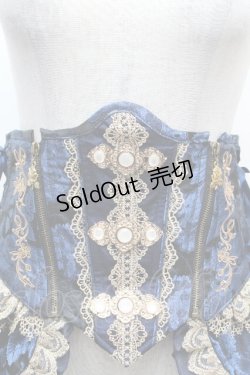 画像4: Hoshibako Works / ベル・エピヌ コルセット  紺 S-26-04-04-078-LO-SK-HR-ZS