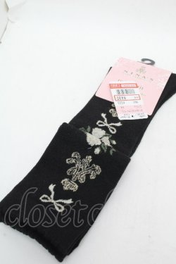 画像1: m petit by misako / ECAMOVKNIロゴライン  黒 S-26-04-04-014-LO-ZA-HR-ZS