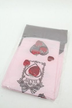 画像2: BABY,THE STARS SHINE BRIGHT / Strawberry Loves Chocolate柄オーバーニーソックス  ピンク S-26-04-04-016-BA-ZA-AS-ZS