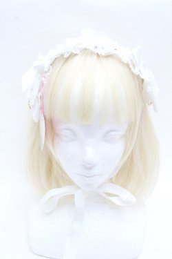 画像2: BABY,THE STARS SHINE BRIGHT / プリンセスドロップヘッドドレス  オフ S-26-04-04-020-BA-AC-AS-ZS