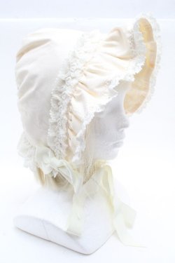 画像3: BABY,THE STARS SHINE BRIGHT / トーションレースのフルボンネット(2021)  キナリ S-26-04-04-023-BA-AC-HR-ZS