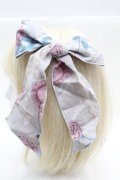 Angelic Pretty / My Favorite Roomリボンクリップ  グレー S-26-04-04-024-AP-AC-AS-ZS