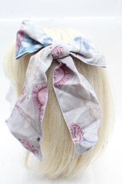 画像1: Angelic Pretty / My Favorite Roomリボンクリップ  グレー S-26-04-04-024-AP-AC-AS-ZS