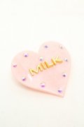 MILK / ハートバレッタ  ピンク S-26-04-04-003-ML-AC-AS-ZS