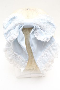 画像1: BABY,THE STARS SHINE BRIGHT / マーガレットフルールリボンバレッタ  サックス S-26-04-04-029-BA-AC-HR-ZS