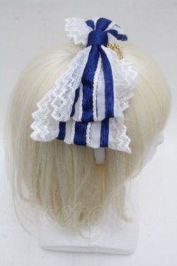 画像3: BABY,THE STARS SHINE BRIGHT / オーガンジーカチューシャ  紺 S-26-04-04-030-BA-AC-AS-ZS