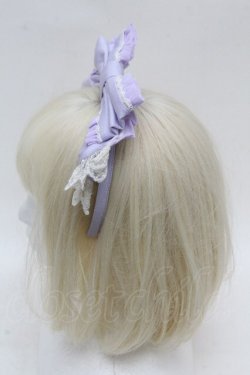画像2: Angelic Pretty / メアリーロマンスDollカチューシャ  ラベンダー S-26-04-04-040-AP-AC-TE-ZS