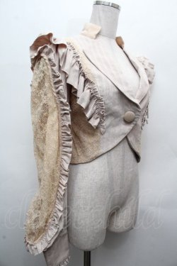 画像3: Hoshibako Works / オースティン ストライプ柄ジャケット  ベージュ S-26-04-05-040-LO-JA-HR-ZS