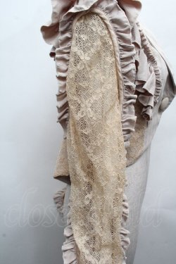 画像4: Hoshibako Works / オースティン ストライプ柄ジャケット  ベージュ S-26-04-05-040-LO-JA-HR-ZS