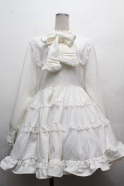 画像1: DearMyLove / エミリーフリルワンピース 3L 白 S-26-04-05-046-0-OP-HR-ZS