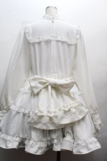 画像2: DearMyLove / エミリーフリルワンピース 3L 白 S-26-04-05-046-0-OP-HR-ZS (2)