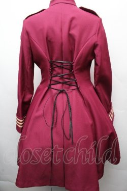 画像2: ATELIER BOZ / アイザックジャケットワンピース  ワイン S-26-04-05-054-EL-CO-HR-ZS