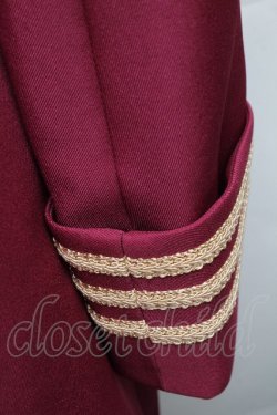 画像5: ATELIER BOZ / アイザックジャケットワンピース  ワイン S-26-04-05-054-EL-CO-HR-ZS