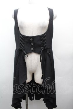 画像1: Hoshibako Works / 星夜の旅　ビスチェスカート  黒 S-26-04-05-057-LO-SK-HR-ZS