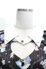 画像4: Honey Bunch / アリス総柄ワンピース  黒 S-26-04-05-058-LO-OP-AS-ZS (4)