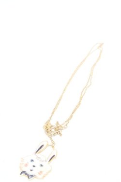 画像1: Franche Lippee / うさぎネックレス  ゴールド S-26-04-05-014-LO-AC-AS-ZS