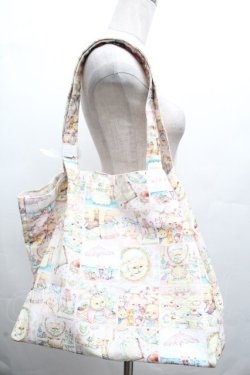 画像1: yukiemon / オリジナルプリントバッグ  ピンク S-26-04-05-020-0-BG-AS-ZS