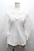 Hoshibako Works / ミッドナイトスター　オフショルダーブラウス  白 S-26-04-05-026-LO-BL-HR-ZS