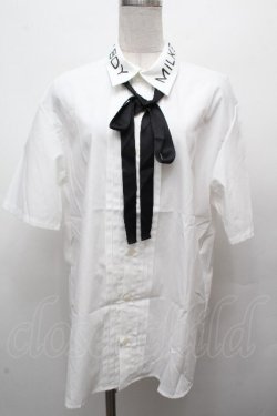 画像1: MILKBOY / LOGO TIEDシャツ  白 S-26-04-05-028-MB-BL-AS-ZS