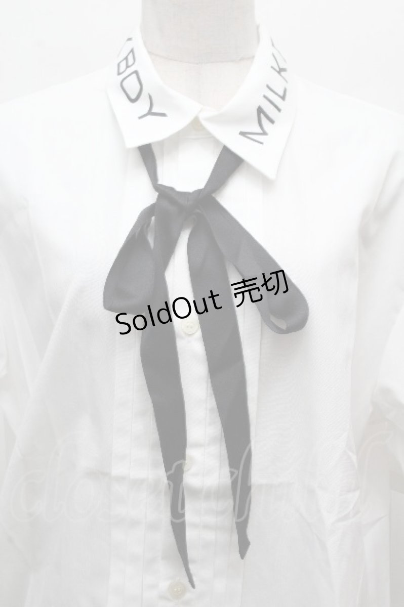 画像4: MILKBOY / LOGO TIEDシャツ  白 S-26-04-05-028-MB-BL-AS-ZS (4)
