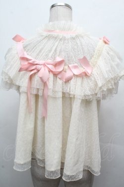 画像2: Hoshibako Works / リボンミルフィーユブラウス  キナリｘピンク S-26-04-05-029-LO-BL-HR-ZS