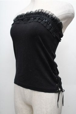 画像3: BPN / チューブトップ  黒 S-26-04-06-037-GO-TO-AS-ZS