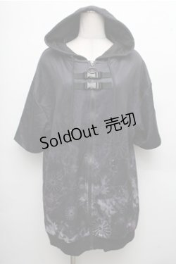 画像1: NieR Clothing / 転写パーカー  黒 S-26-04-06-039-PU-TO-AS-ZS