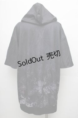 画像2: NieR Clothing / 転写パーカー  黒 S-26-04-06-039-PU-TO-AS-ZS