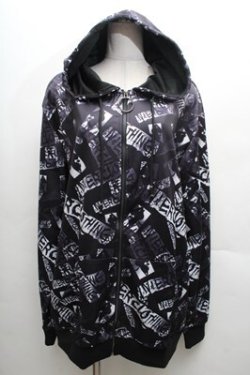 画像1: NieR Clothing / 転写パーカー  黒 S-26-04-06-049-PU-TO-AS-ZS