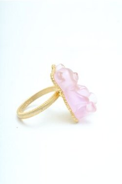 画像2: Q-pot. / テディベアハードグミリング(グレープ)  パープル S-26-04-06-005-QP-AC-HR-ZS