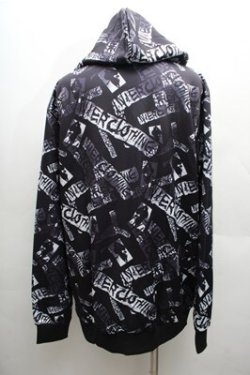 画像2: NieR Clothing / 転写パーカー  黒 S-26-04-06-049-PU-TO-AS-ZS