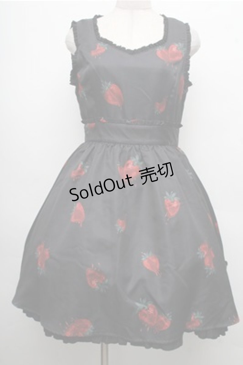 画像1: Ank Rouge / Melt Strawberry ワンピース  黒 S-26-04-06-054-CA-OP-AS-ZS (1)