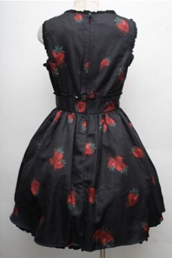 画像2: Ank Rouge / Melt Strawberry ワンピース  黒 S-26-04-06-054-CA-OP-AS-ZS