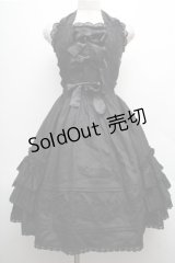 BABY,THE STARS SHINE BRIGHT / リボンリボンジェラートジャンパースカート  黒 S-26-04-06-056-BA-OP-AS-ZS