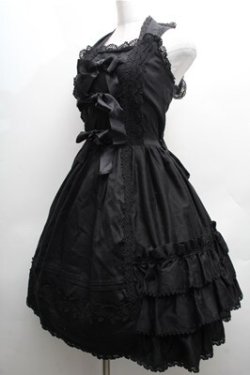 画像3: BABY,THE STARS SHINE BRIGHT / リボンリボンジェラートジャンパースカート  黒 S-26-04-06-056-BA-OP-AS-ZS