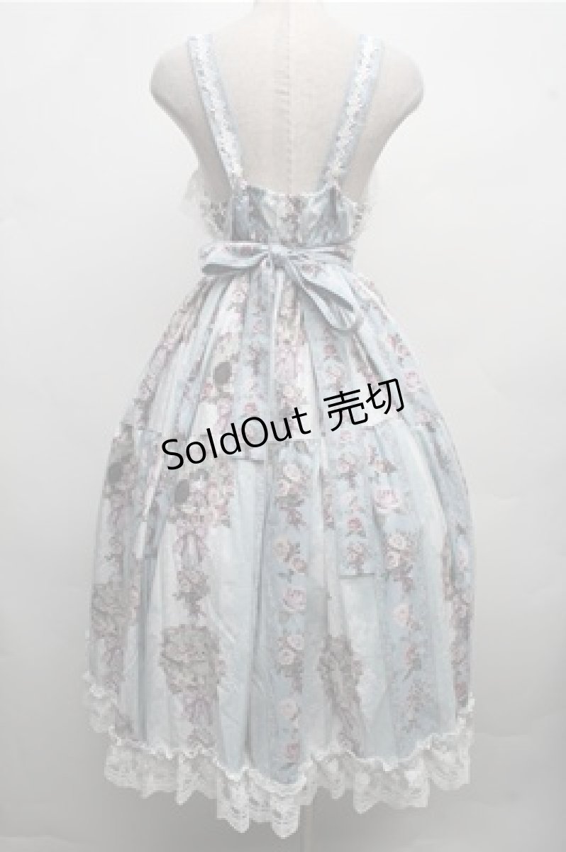 画像2: Royal Princess Alice / Rococo Rose Catジャンパースカート  サックス S-26-04-06-058-LO-OP-AS-ZS (2)